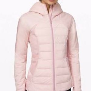 NWOT: Lululemon Down for it All - Porcelain Pink